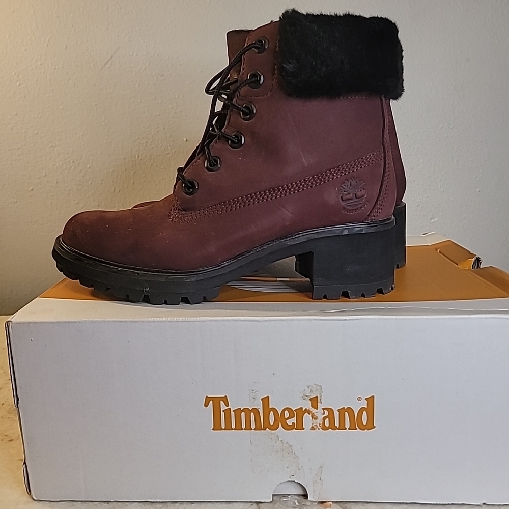 Timberland Women's Burgundy Boots